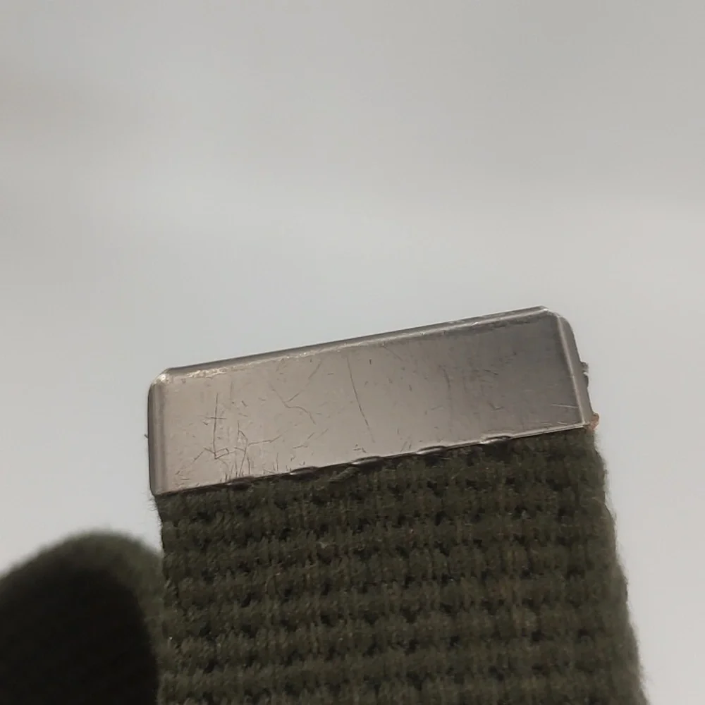 Kids Olive Green Belt with Fleur-de-Lis Buckle Scouts